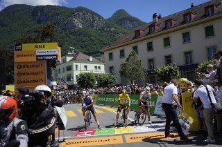 Aigle a accueilli en juillet 2022 une étape du Tour de France (archives).